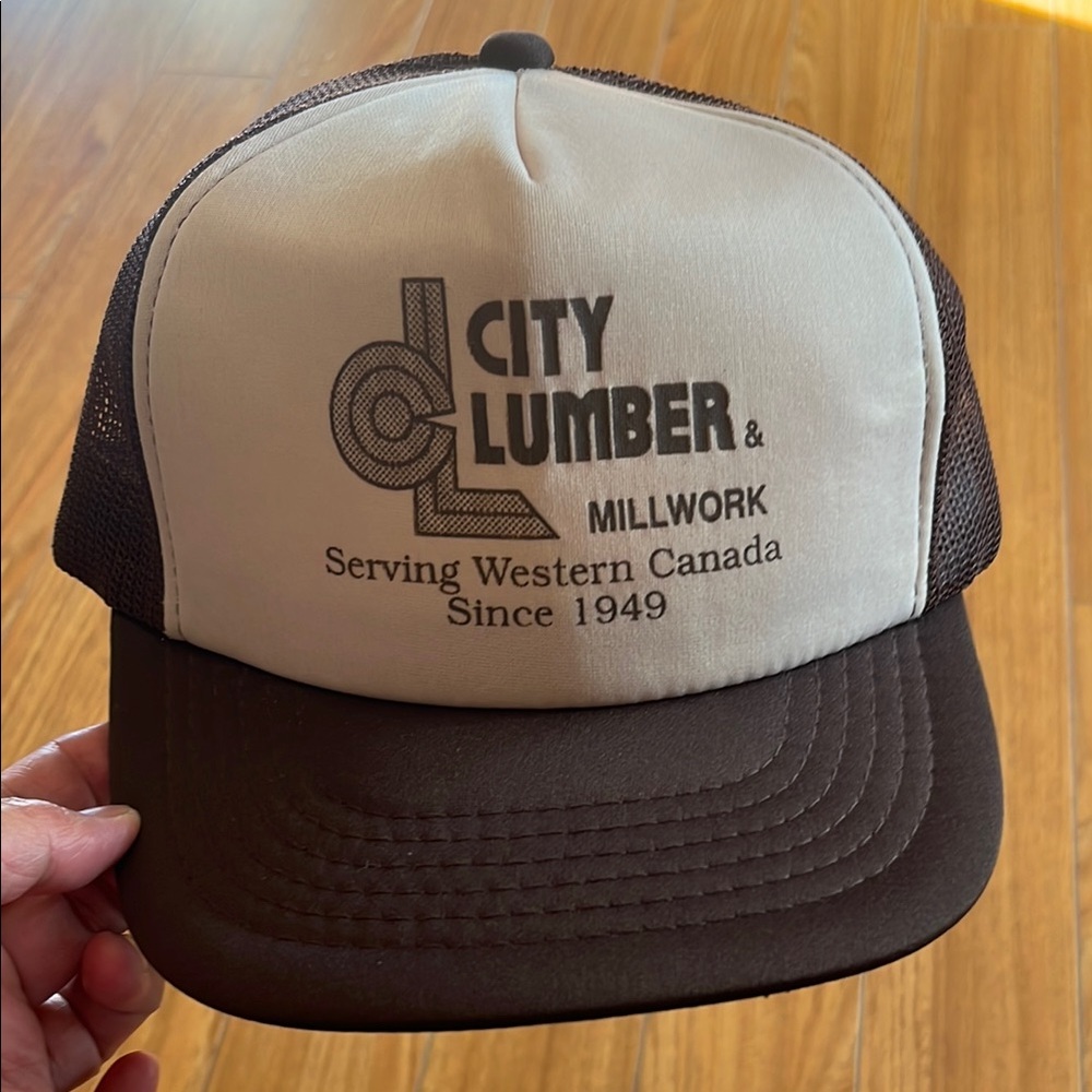 Brown and Cream Trucker Hat